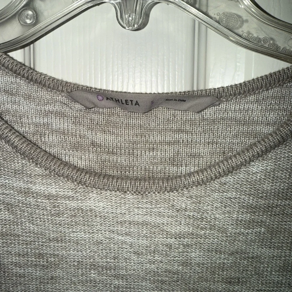 Athleta Retreat Oatmeal Marled Heathered‎ Sweater Dress Women's S